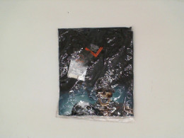 ROCK EAGLE Black round neck t-shirt with a pattern of a grim reaper driving a Harley.