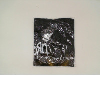 THE MAXX Black round neck t-shirt with Korn rock band design