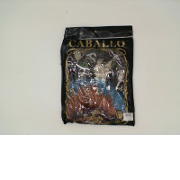 SUPER GLOW Black round neck t-shirt with a monkey wearing headphones pattern