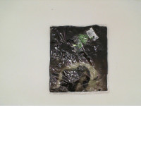 ROCK EAGLE Black round neck t-shirt with black hair pattern for women