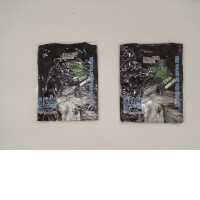 Set of 2 CHILDREN'S ROCKEAGLE T-shirts with White horse  print/size 5-8, 9-12