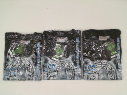 Set of 3 x CHILDREN'S ROCKEAGLE T-shirts with White Tiger  print/size 2-4 . 5-8, 9-12