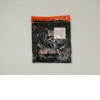 ROCK EAGLE Black round neck T-shirt with grim reaper pattern