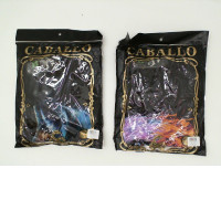 Set of 2 SUPER GLOW Black round neck t-shirt with blue wolf and phoenix pattern