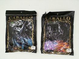 Set of 2 SUPER GLOW Black round neck t-shirt with blue wolf and phoenix pattern