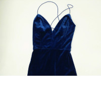 Blue evening dress