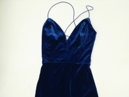 Blue evening dress