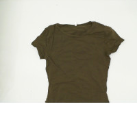 Green women's round neck shirt Green women's round neck shirt