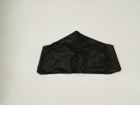 Black leather tank top