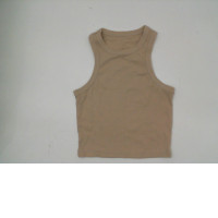 Women's dark cream tank top