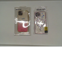 Set of 2 Gold and silver iPhone phone case