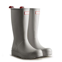 Hunter Footwear Women's Play Tall Rain Boot, Zinc Grey,