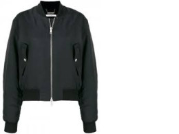 Black jacket with zipper