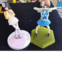 Set of 2 Japanese figures, Monogatari