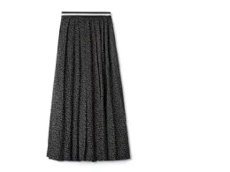 UniQlo women long pleated skirt