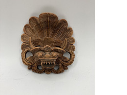 Wooden mask from Bali, wall decoration