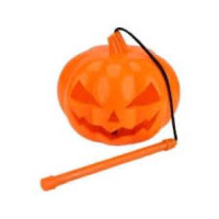 Halloween pumpkin hanging lamp, orange