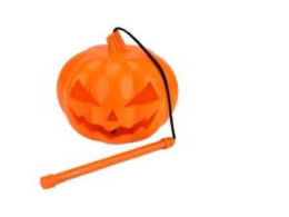 Halloween pumpkin hanging lamp, orange