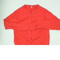 Orange long-sleeved coat