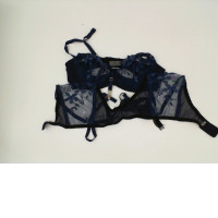 Set of 2 Women's blue bra