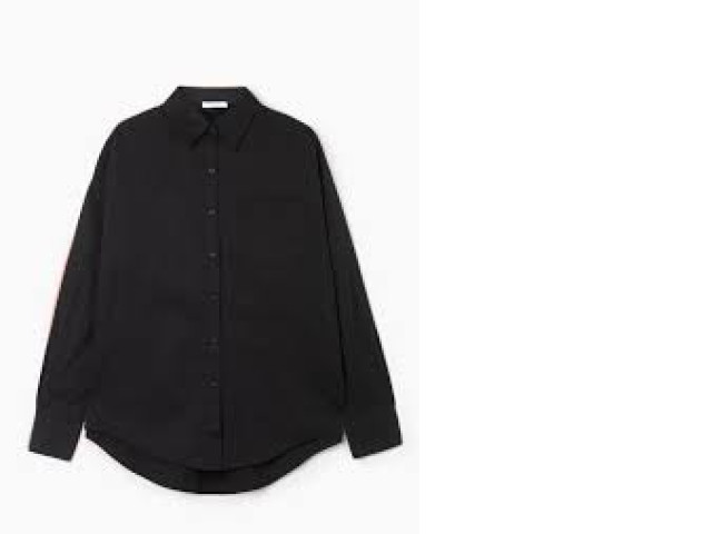 Black long sleeve shirt, women's Black long sleeve shirt, women's