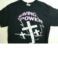 Black T-shirt, with a pattern Black T-shirt, with a pattern