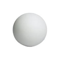 White plaster ball for creativity