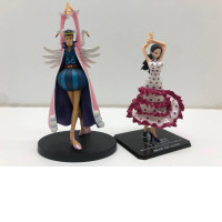 Set of 2 Japanese figures: Dancing King and Queen