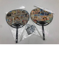 One piece handheld fan, set of 2