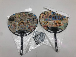 One piece handheld fan, set of 2