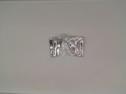 Set of 6 Silver hair clip