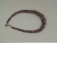 Multi-colored beaded necklace