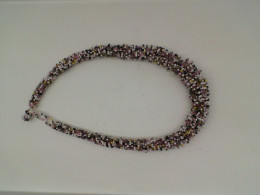 Multi-colored beaded necklace