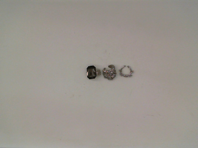 Set of 3 Silver ring and silver ring with diamond beads Set of 3 Silver ring and silver ring with diamond beads