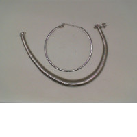 Set of 2 Silver necklace