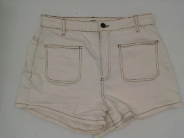 White denim shorts White denim shorts