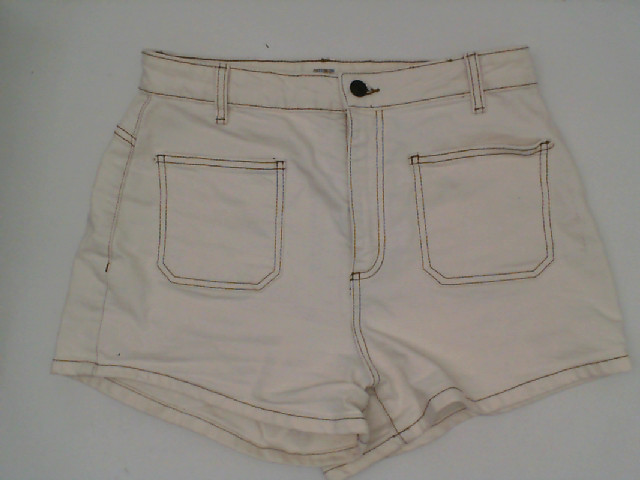 White denim shorts White denim shorts