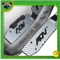 Front footrest floor adv 160 SEMSPEED, footrest floor, accessories, foot rest mat, foot rest mat, CNC work.