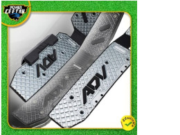 Front footrest floor adv 160 SEMSPEED, footrest floor, accessories, foot rest mat, foot rest mat, CNC work.