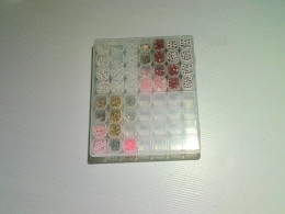 set of plastic elements for making crafts for children