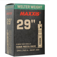 Cycling tube Maxxis Welter Weight 29X1.75/2.4 Velo 48 mm Cycling tube Maxxis Welter Weight 29X1.75/2.4 Velo 48 mm