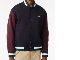 Three-color bomber jacket LACOSTE (replica)