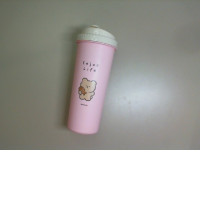 Plastic mug thermos