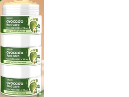 Set of 3 LURSKIN AVOCADO FOOT CARE CREAM 30g