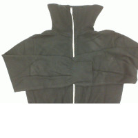 Women's black turtleneck sweater