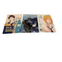 Set of 3 Japanese comics, He + Her = Love