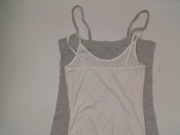 Set of 2 Women's gray and white tank top Set of 2 Women's gray and white tank top