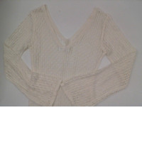 Cream colored long floral dress