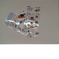 Set of 4 Cartoon stickers