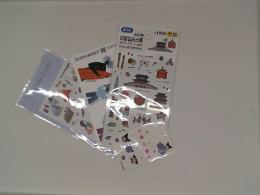 Set of 4 Cartoon stickers Set of 4 Cartoon stickers